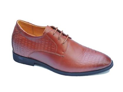 Giày cao 6cm họa tiết hq622 nâu