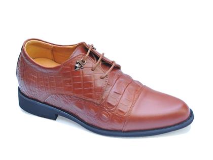Giày nam cao dập vân cá sấu