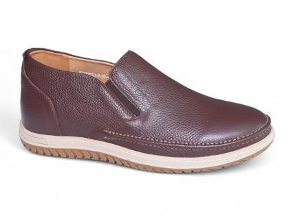 Giày nam cao 7cm da bò sần đế khâu
