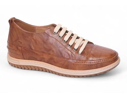 Giày cao 7cm màu nâu đế khâu nhẹ