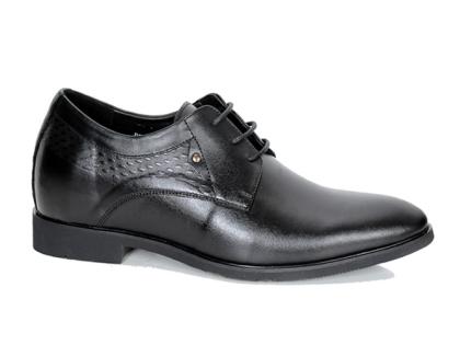 Giày cao 7cm buộc dây màu đen 