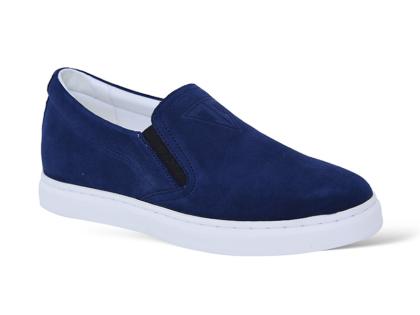 Giày cao 6cm da lộn kiểu dáng slip on