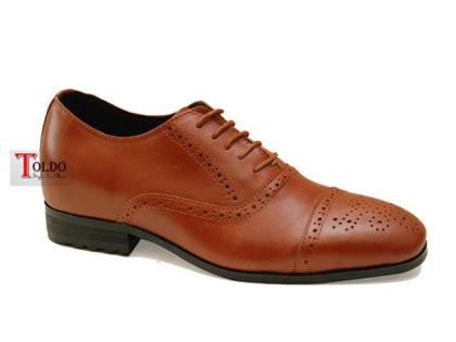 Giày cao nam oxford màu nâu vàng hn955