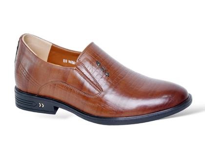 Giày cao 7cm da sần nâu