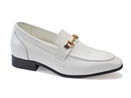 Giày cao nam 6cm màu trắng hn950