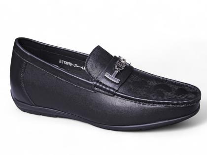 Giày mọi cao 6cm cho nam nhẹ da thật