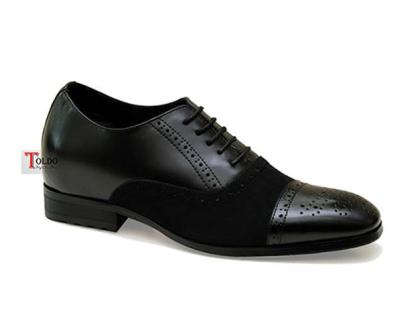 Giày cao 6cm phối da lộn