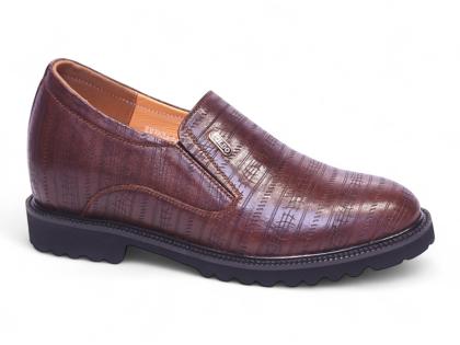 Giày cao 10cm siêu nhẹ màu nâu sần