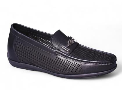 Giày lười cao 6cm đục lỗ thoáng khí