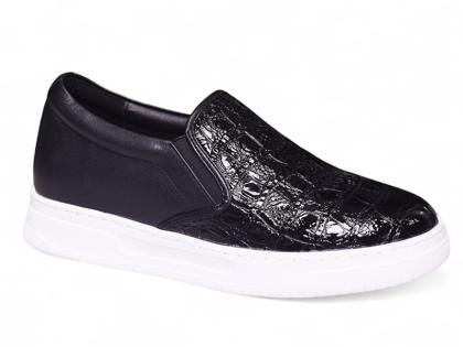 Giày cao nam 8cm slip on siêu nhẹ
