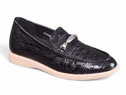 Giày cao nam 6cm vân cá sấu