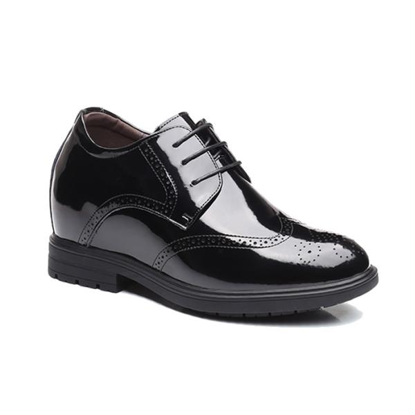 Giày cao nam 10cm da bóng