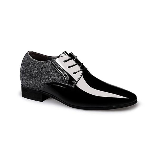 Giày da bóng cao 7cm