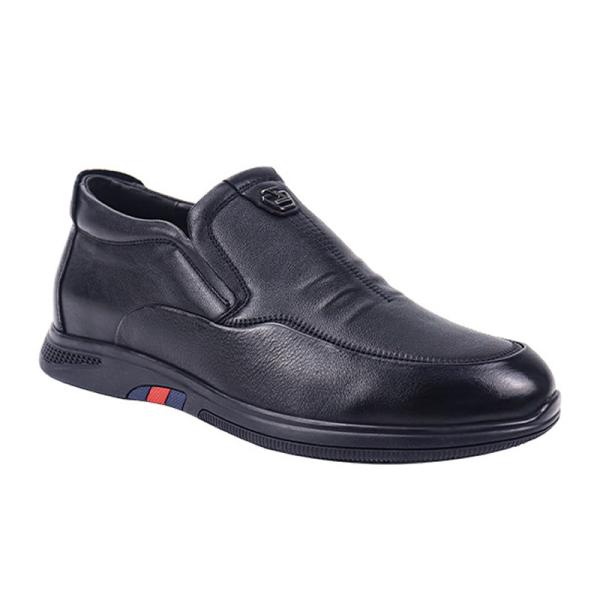 Giày đế bằng da thật cao 6cm
