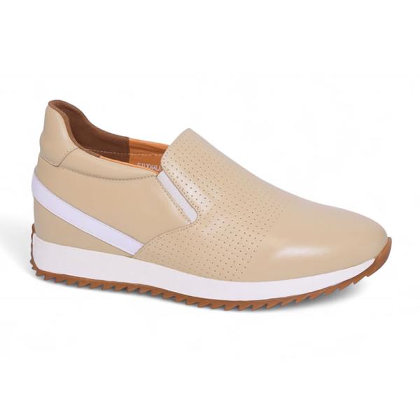Giày cao 8cm thể thao nam da thật