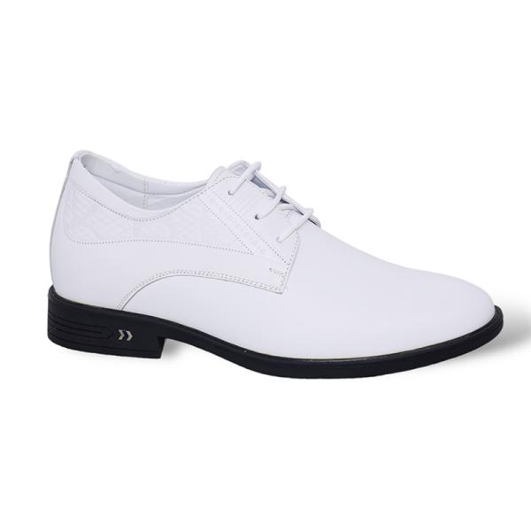 Giày cao nam 7cm màu trắng nhẹ
