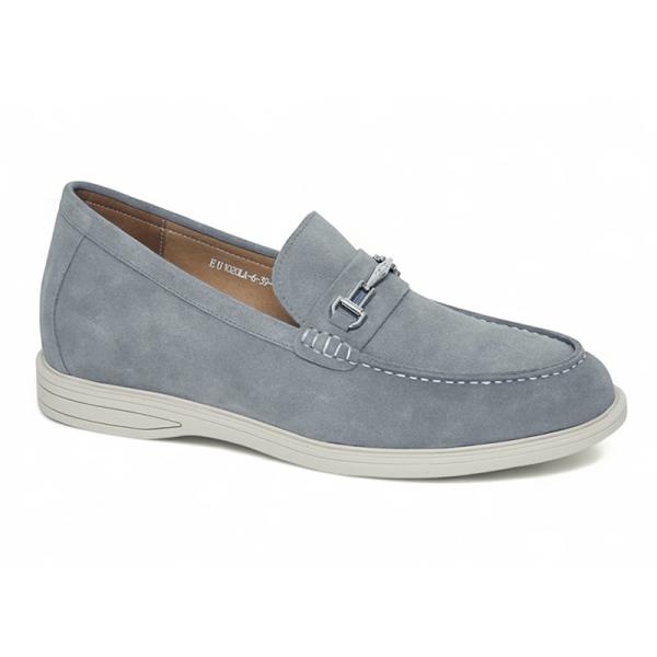 Giày cao nam 6cm slip on da lộn