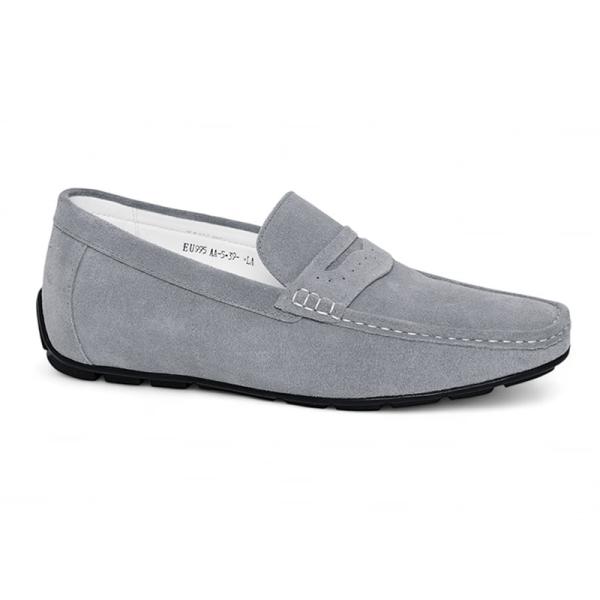 Giày moi cao 6cm da lộn siêu nhẹ