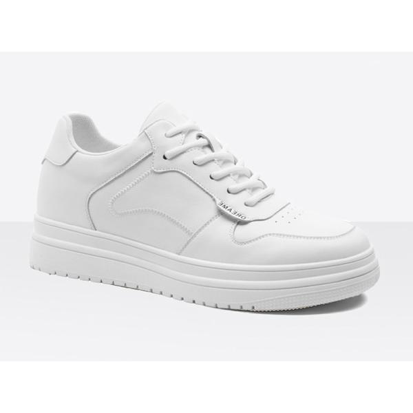 Giày cao 7cm màu trắng nhập khẩu