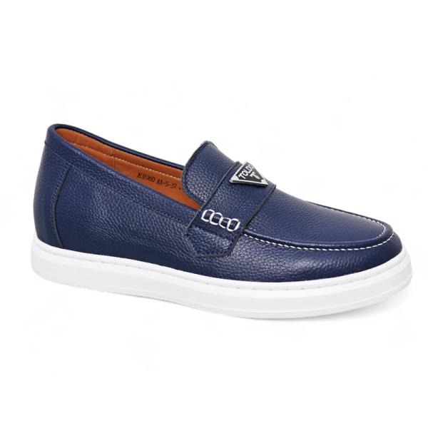 Giày cao 6cm màu xanh da sần