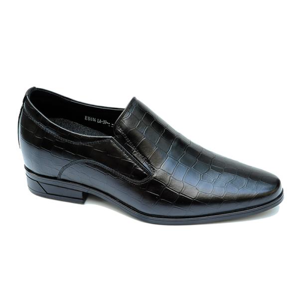 Giày da thật vân cá sâu tăng 7cm