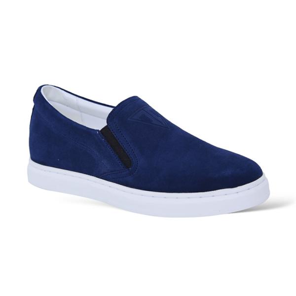 Giày cao 6cm da lộn kiểu dáng slip on