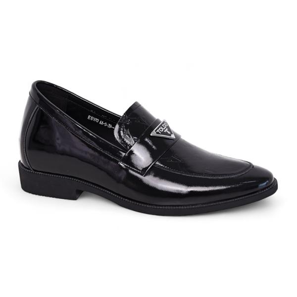 Giày lười cao 8cm da bóng