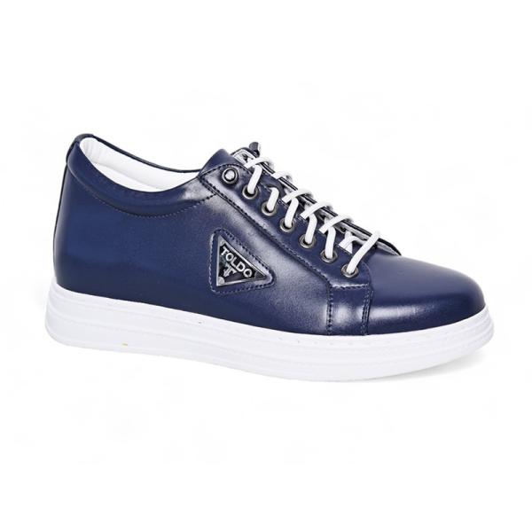 Giày cao 8cm cho nam màu xanh