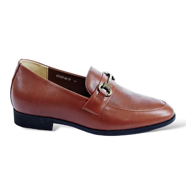 Giày loafer nam tăng 7cm da bò thật
