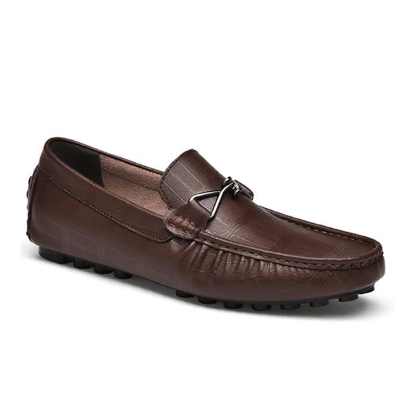 Giày mọi nam đế cao da mềm