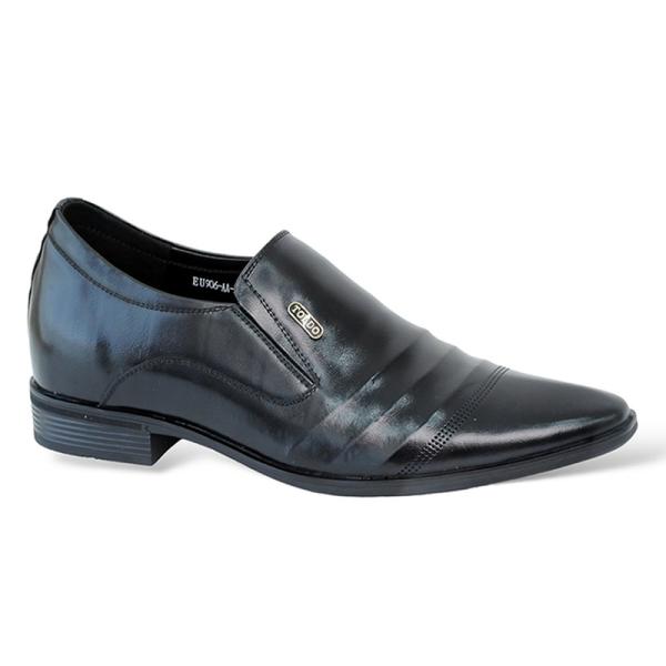 Giày cao 7cm siêu nhẹ TD906 Đen Sần