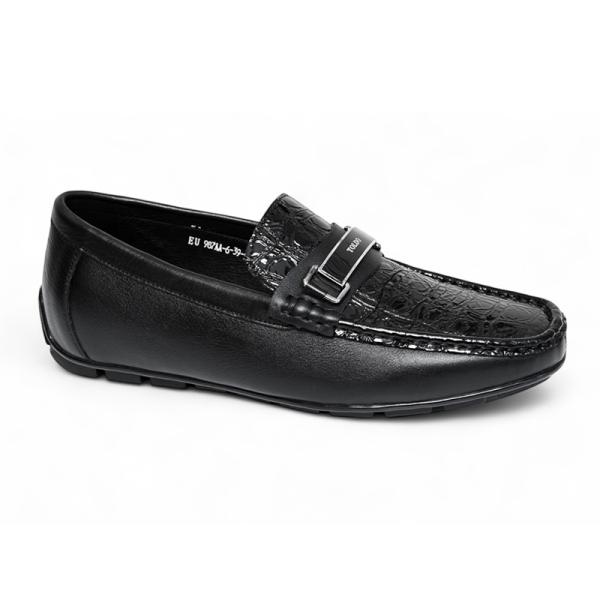 Giày mọi cao 6cm da thật đế khâu