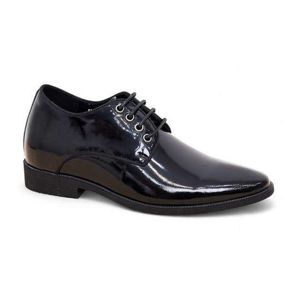 Giày cao 8cm đen bóng cao cấp