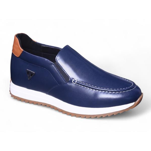 Giày cao nam 8cm màu xanh navy