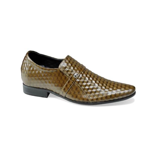 Giày nam cao 6cm hn129 rêu