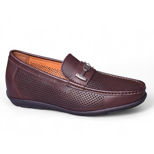 Giày lười cao 6cm đế khâu siêu nhẹ