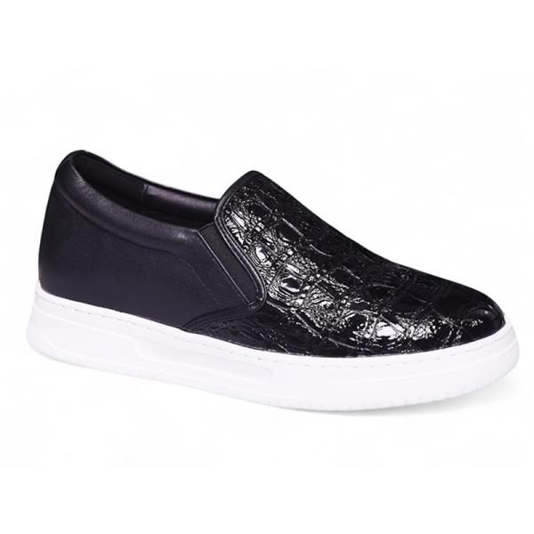 Giày cao nam 8cm slip on siêu nhẹ