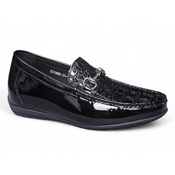 Giày mọi cao 6cm da bóng cao cấp