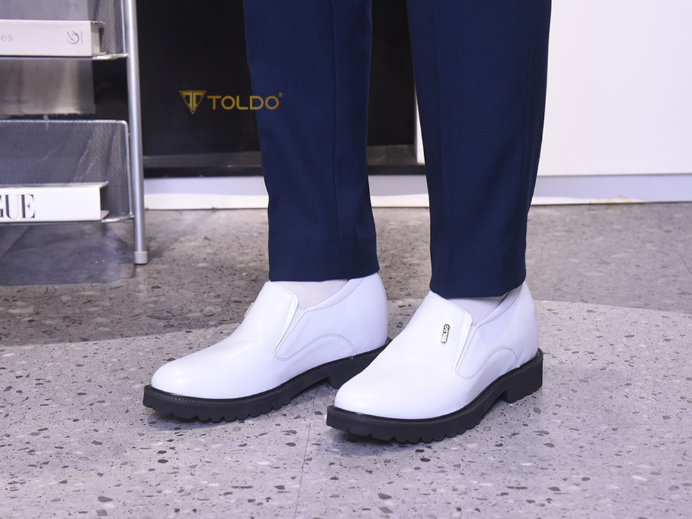 giày lười cao 10cm đế eva siêu nhẹ 5