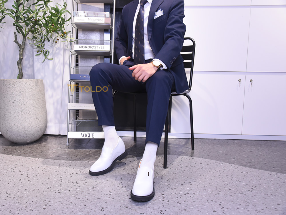 giày lười cao 10cm đế eva siêu nhẹ 15