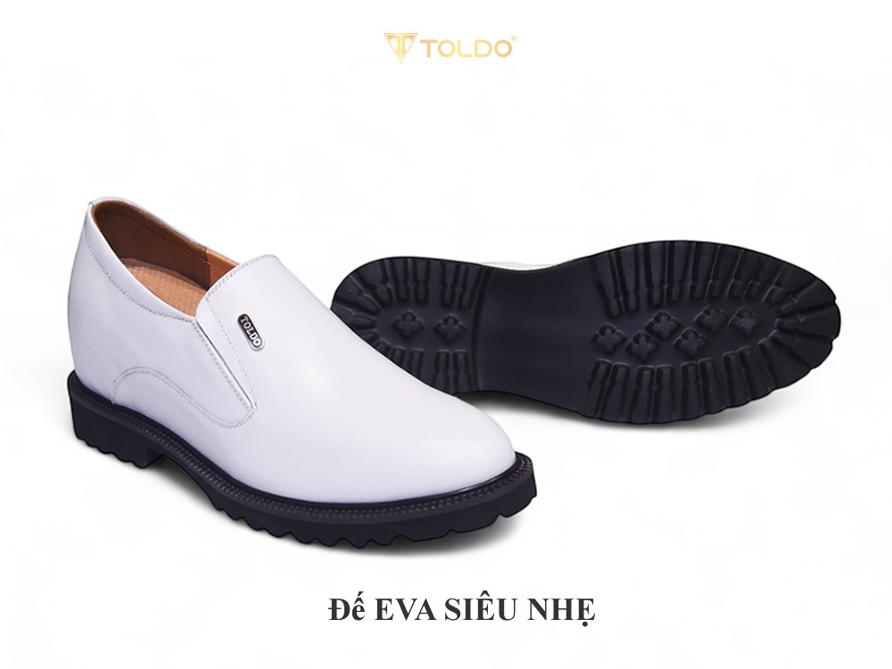 giày lười cao 10cm đế eva siêu nhẹ 9