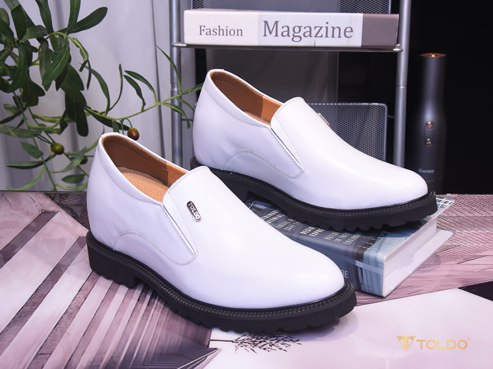 giày lười cao 10cm đế eva siêu nhẹ 12