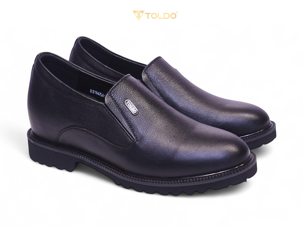 Giày tăng 10cm cho nam da mềm nhẹ 11