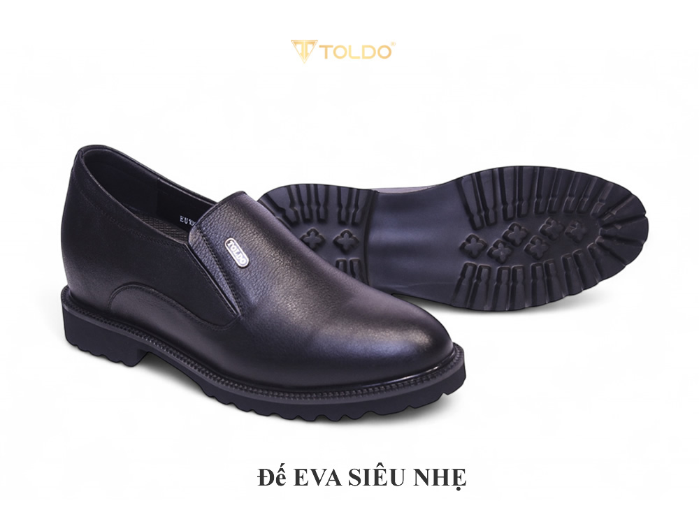 Giày tăng 10cm cho nam da mềm nhẹ 10