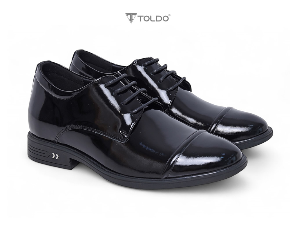 Giày oxford 7cm da thật