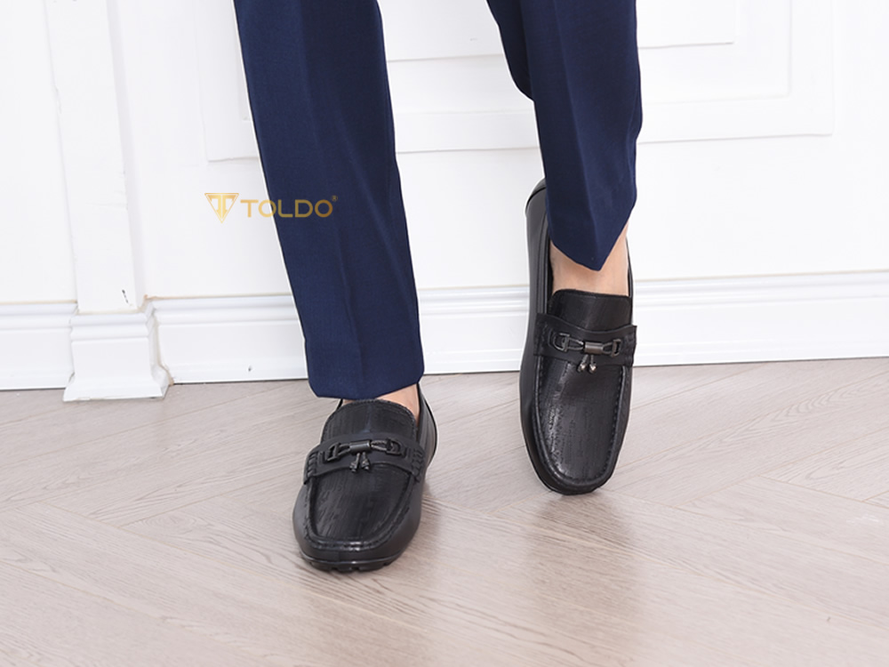 Giày mọi cho nam cao 6cm da mềm