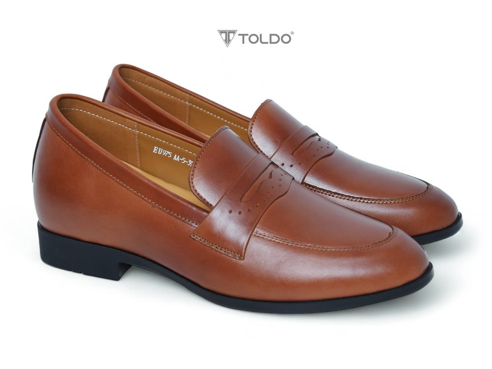 Giày loafer cao 6cm siêu nhẹ