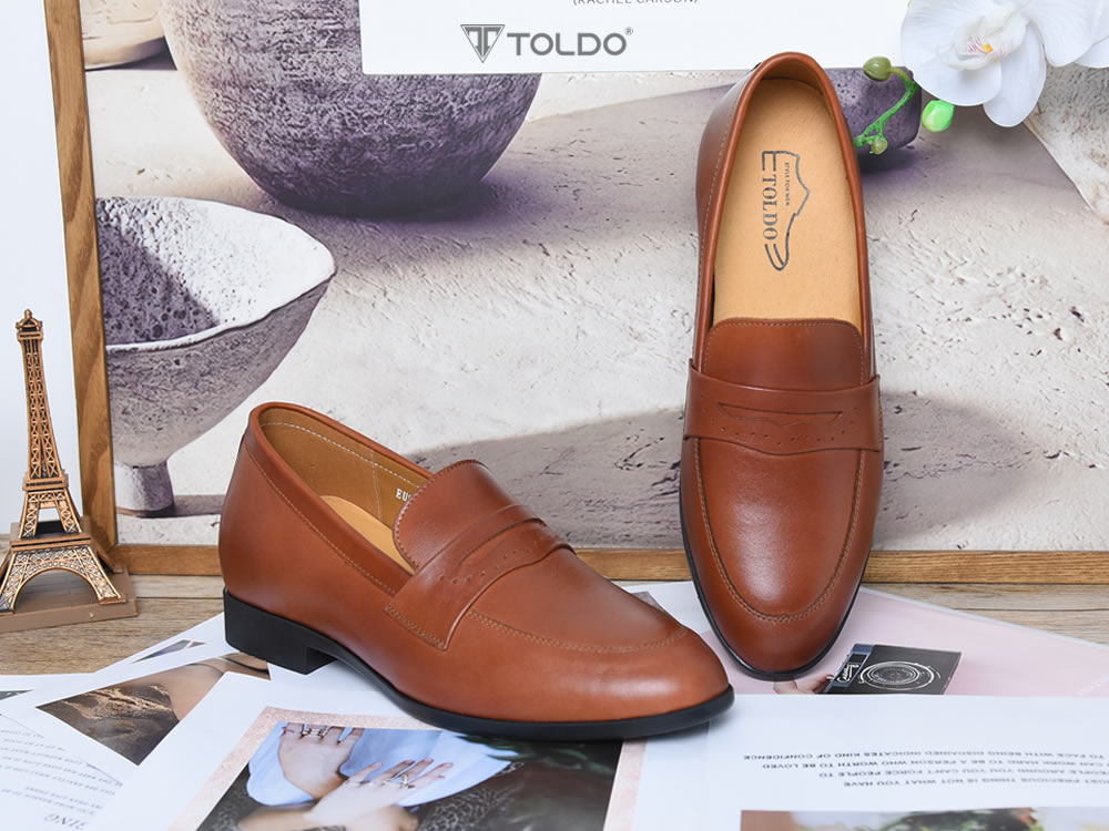 Giày loafer cao 6cm siêu nhẹ