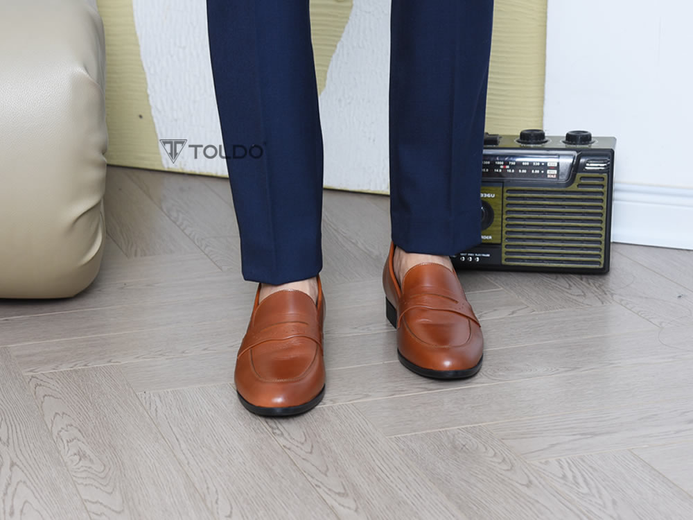 Giày loafer cao 6cm siêu nhẹ