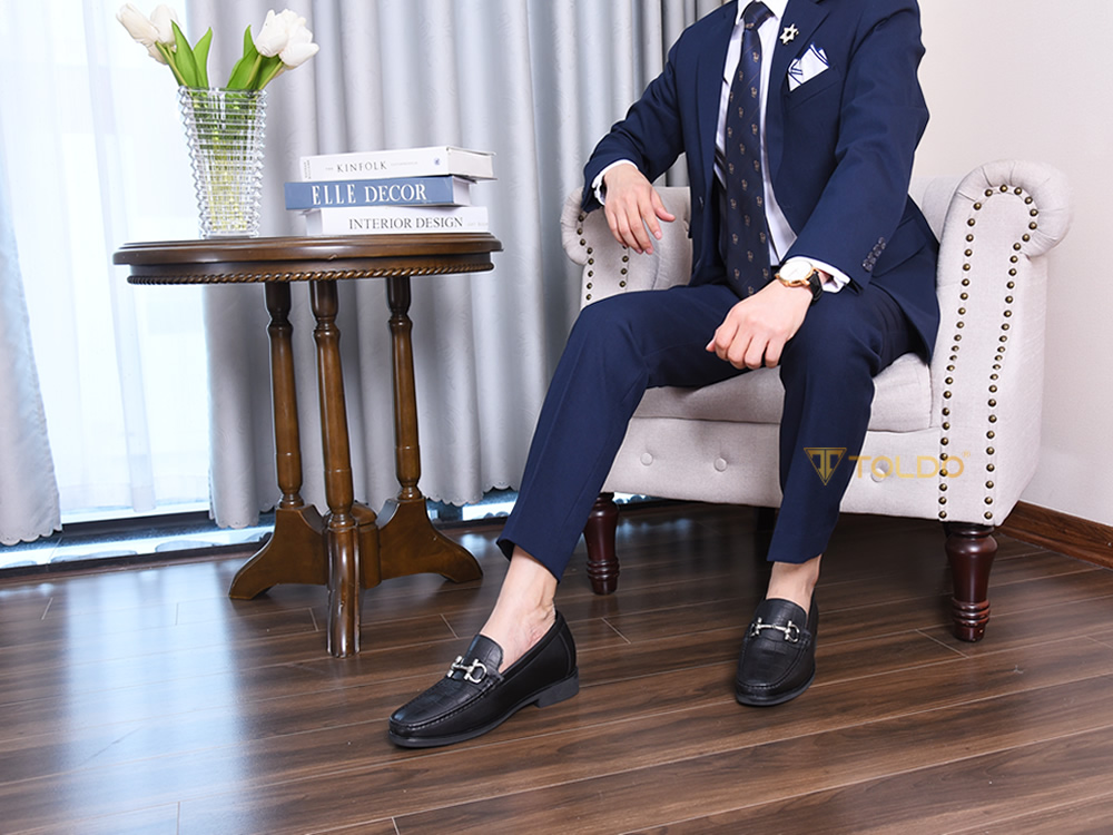 Giày tăng chiều cao 7cm đế khâu